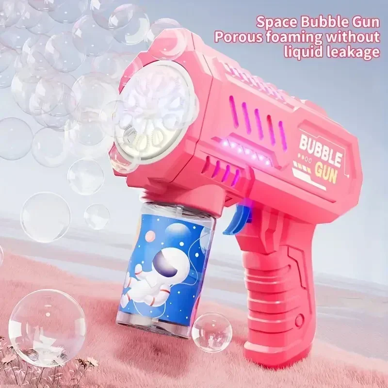 Pistola de burbujas eléctrica automática cohete juego al aire libre - imagen 2