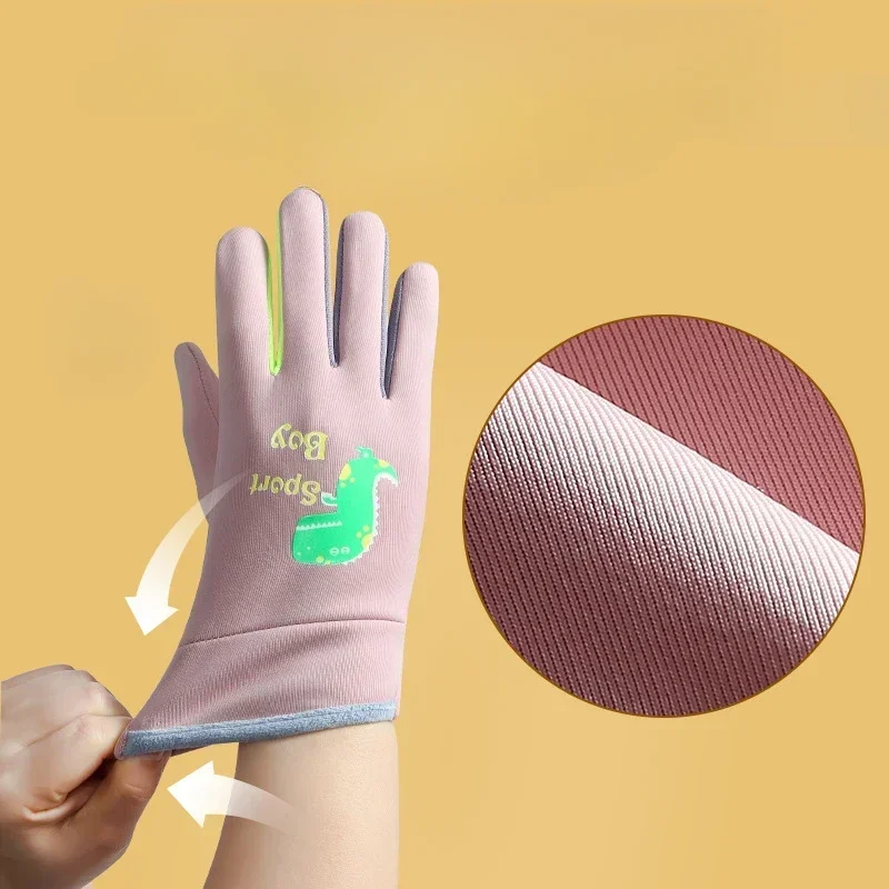 Guantes de invierno acolchados para niños - Resistente al viento - imagen 3