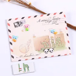 Pegatinas 3D de animales tiernos para scrapbooking y diarios infantiles