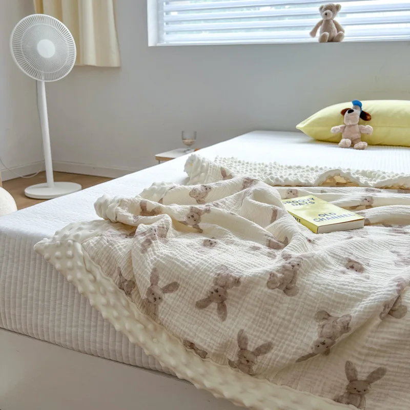 Manta de muselina de algodón para bebé transpirable, ideal en siesta - imagen 2