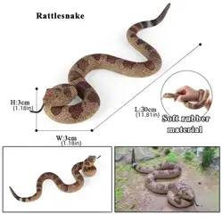 Figura de acción educativa serpientes reptil realista para Halloween