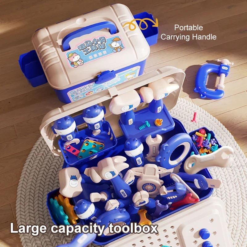 Caja de herramientas educativas para niños: montaje y rompecabezas - imagen 2