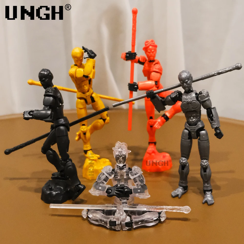 Figura infantil Wukong Myth Black Sun móvil 3D impresa UNGH