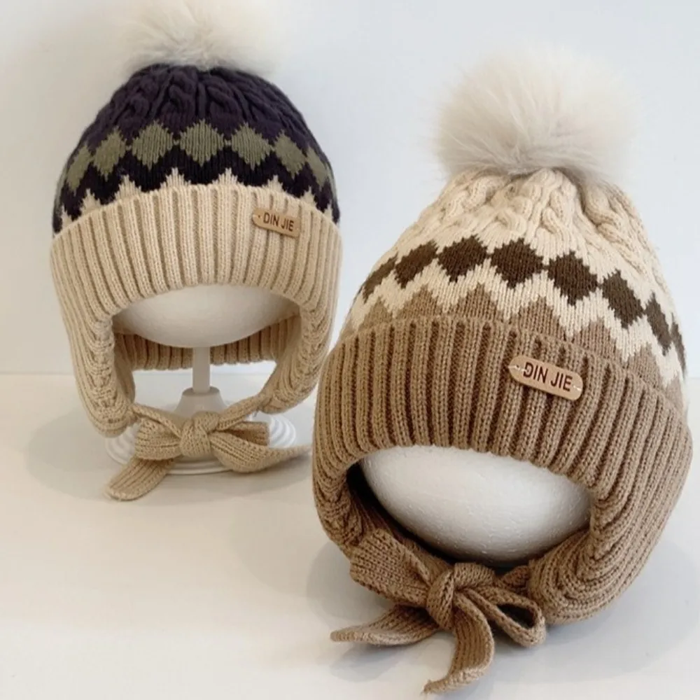 Gorro de lana grueso y suave para bebé 2-5 años – Otoño e Invierno - imagen 3