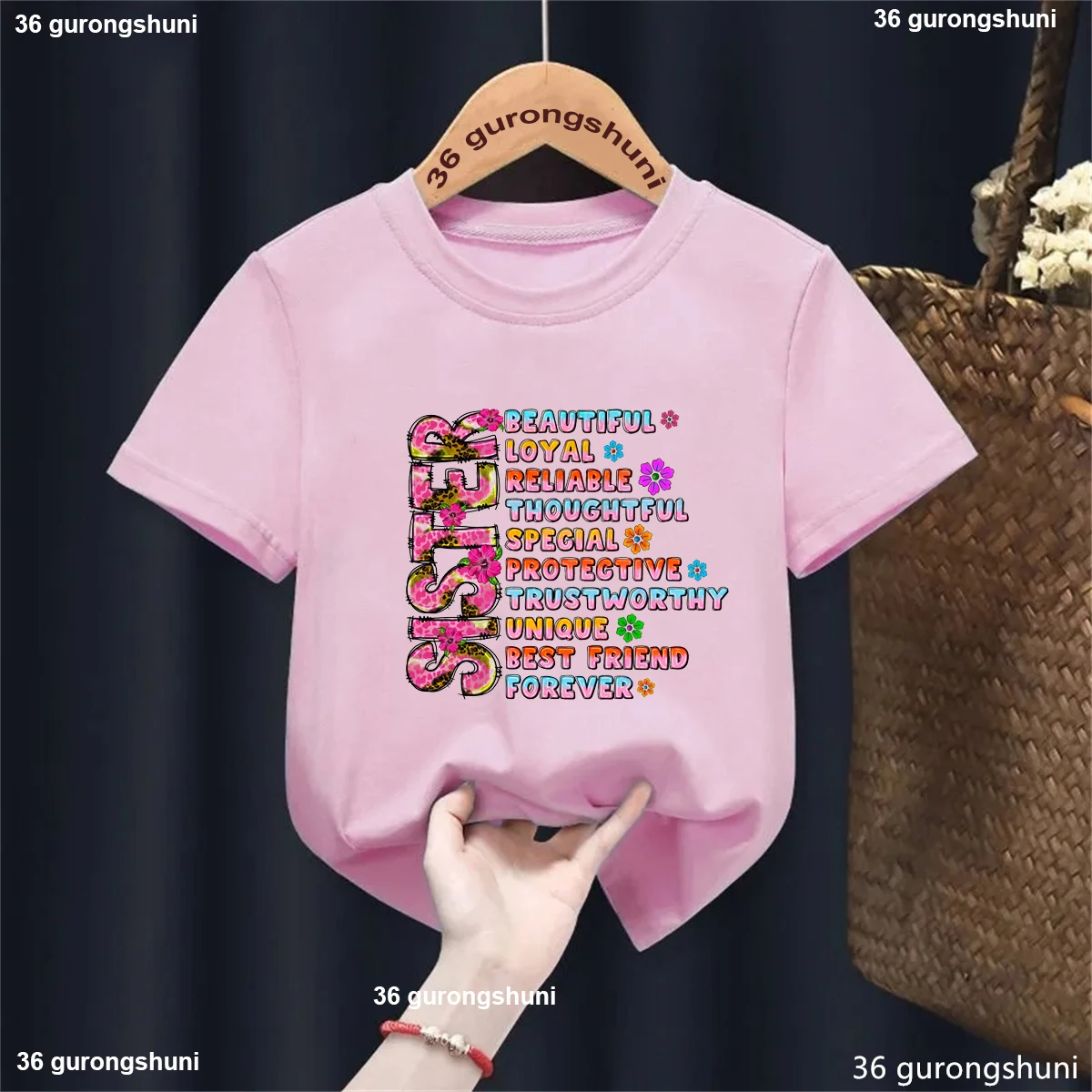 Camiseta niña regalo hermana - Perfecta para cumpleaños y eventos - imagen 2