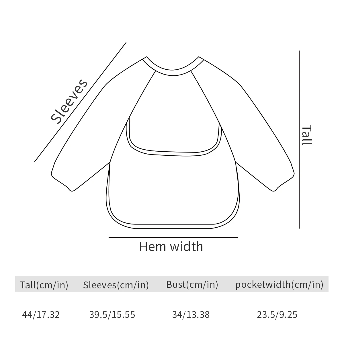 Elinfant Bata Impermeable Manga Larga – Pintura y Alimentación - imagen 5