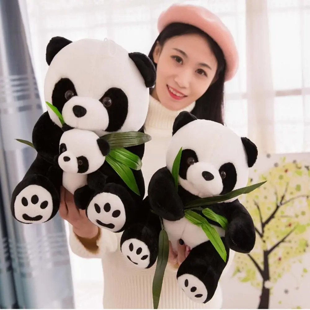 Panda de peluche como detalle decorativo