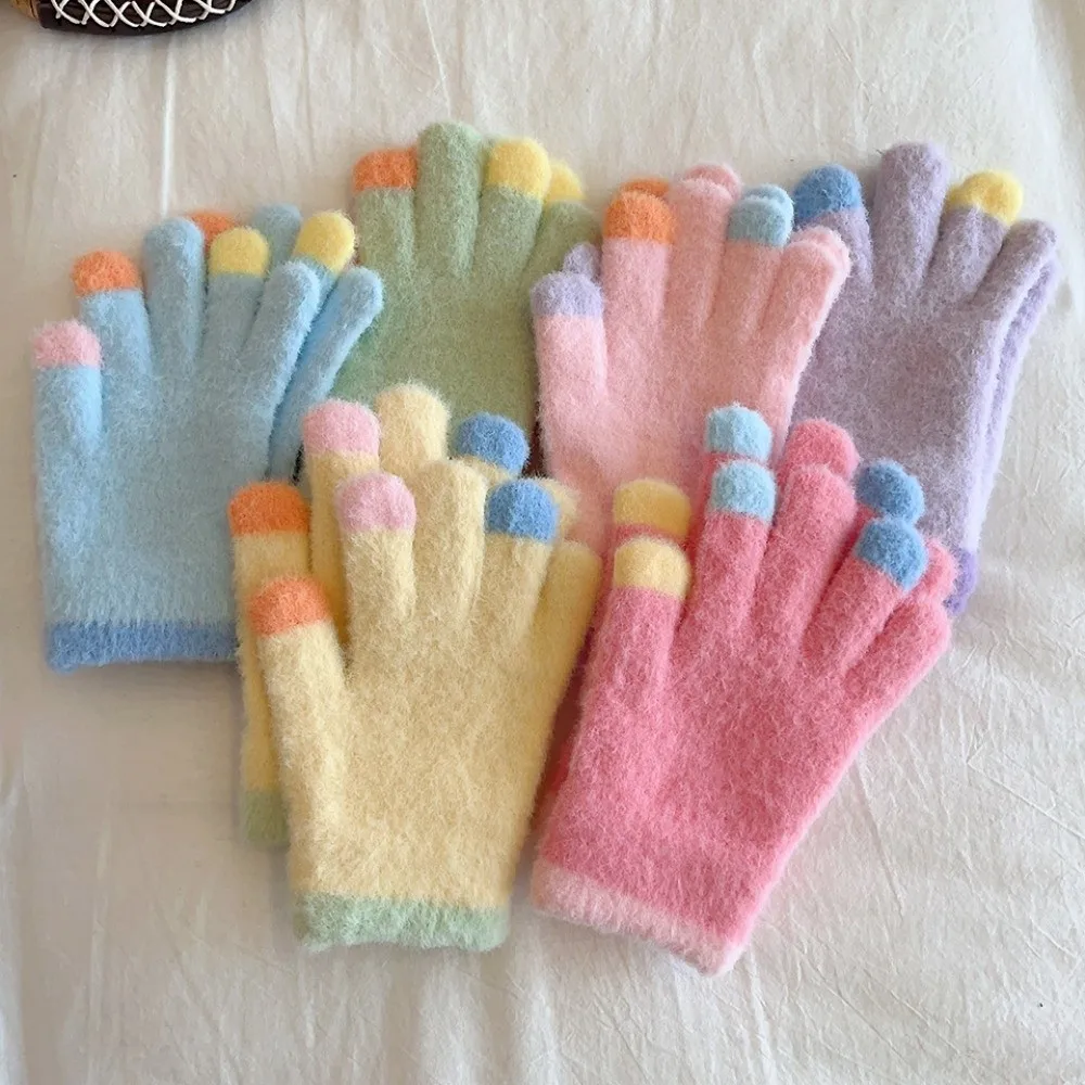 Guantes de invierno cálidos con manoplas a prueba de viento para niños - imagen 3