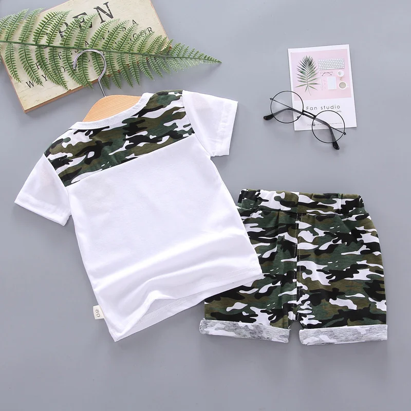 Conjunto verano niño algodón – Camiseta y shorts - imagen 5