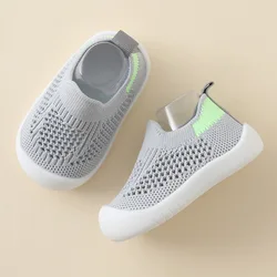 Zapatillas de bebé sin cordones antideslizantes de verano