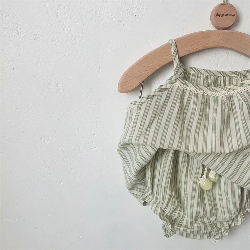 MILANCEL conjunto camisola y bombachos rayados para bebé niña - imagen 5