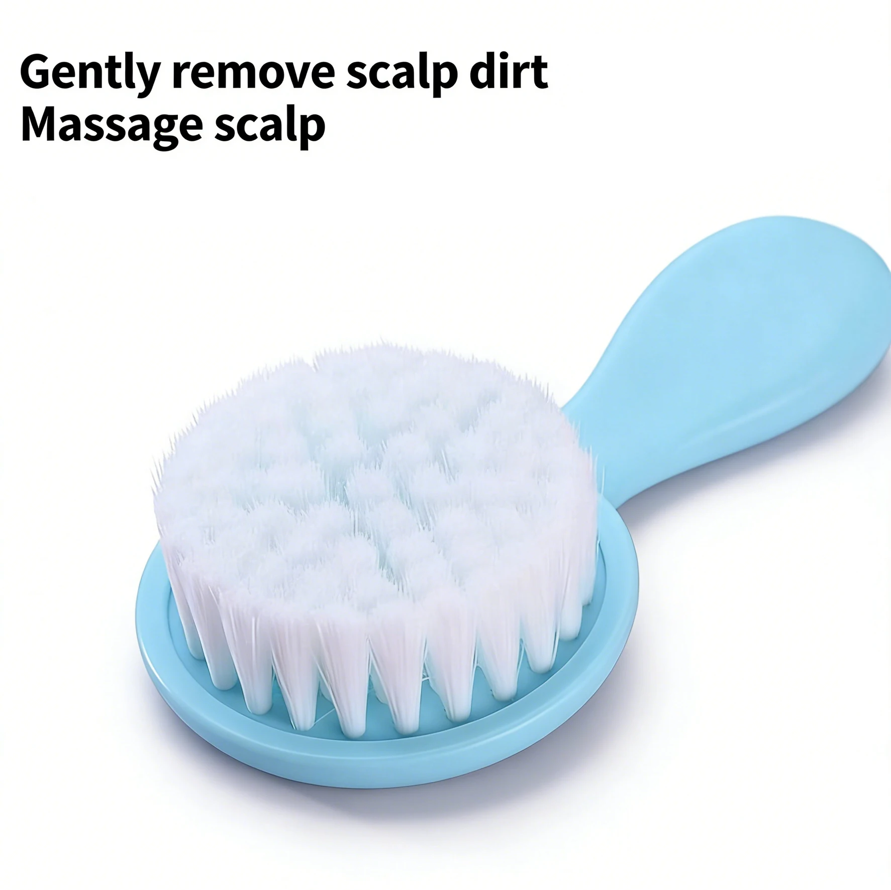 Peine para bebé con cepillo suave, ideal baño y cuidado - imagen 4