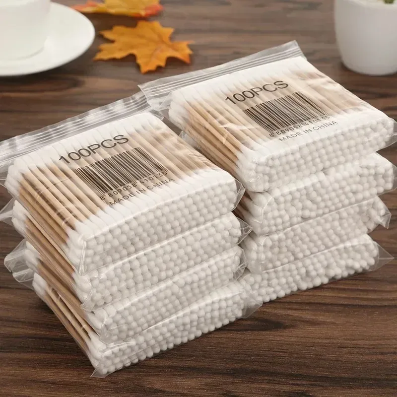 Bastoncillos hipoalergénicos de algodón suave para la higiene del bebé