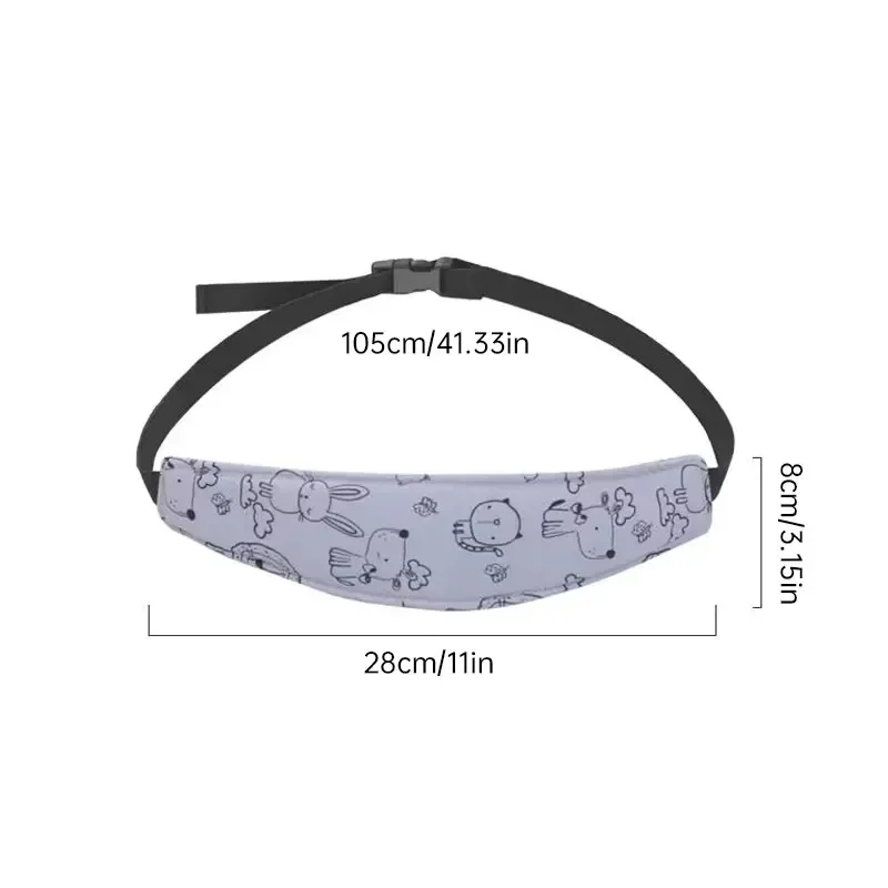 Reposacabezas antivuelco para bebé - Almohada de viaje segura - imagen 5