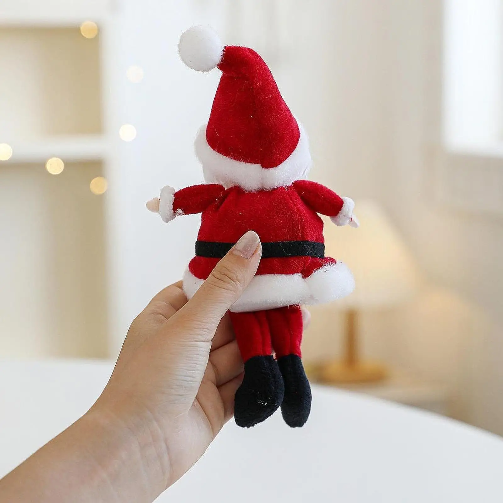 Estatuilla de muñeca navideña nórdica para mesa de Navidad