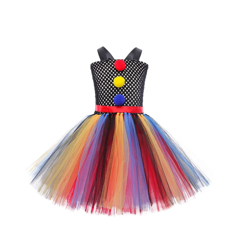 Vestido de fiesta infantil con tul para Halloween y cumpleaños - imagen 5
