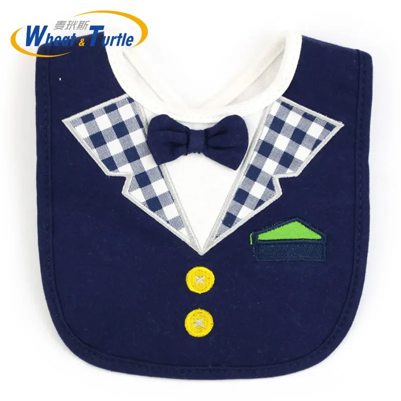 Babero de algodón impermeable para bebé – Capa absorbente - imagen 3