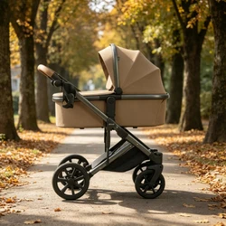 Kidilo F2X cochecito de bebé con capazo extraíble y reclinable