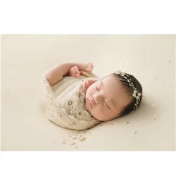 Diademas de perlas para bebé recién nacido en sesiones fotográficas