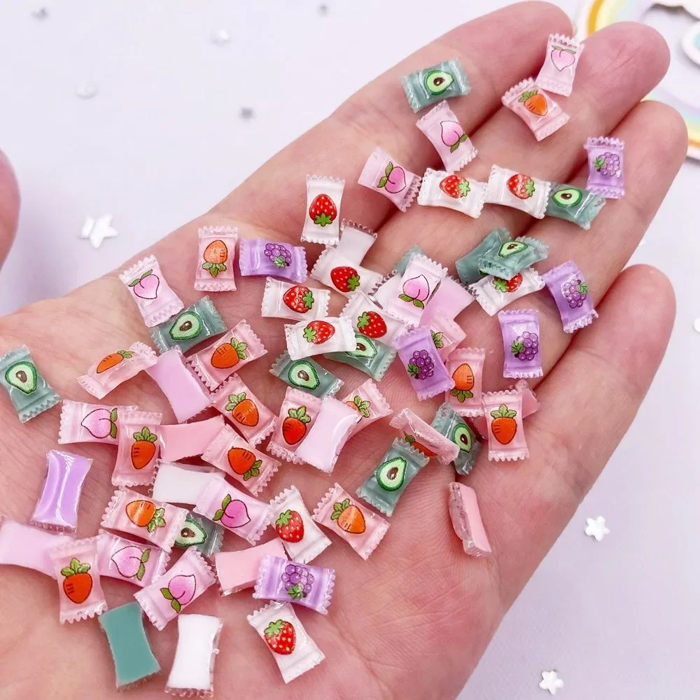 Comida para casa de muñecas de resina: mini dulces coloridos - imagen 3