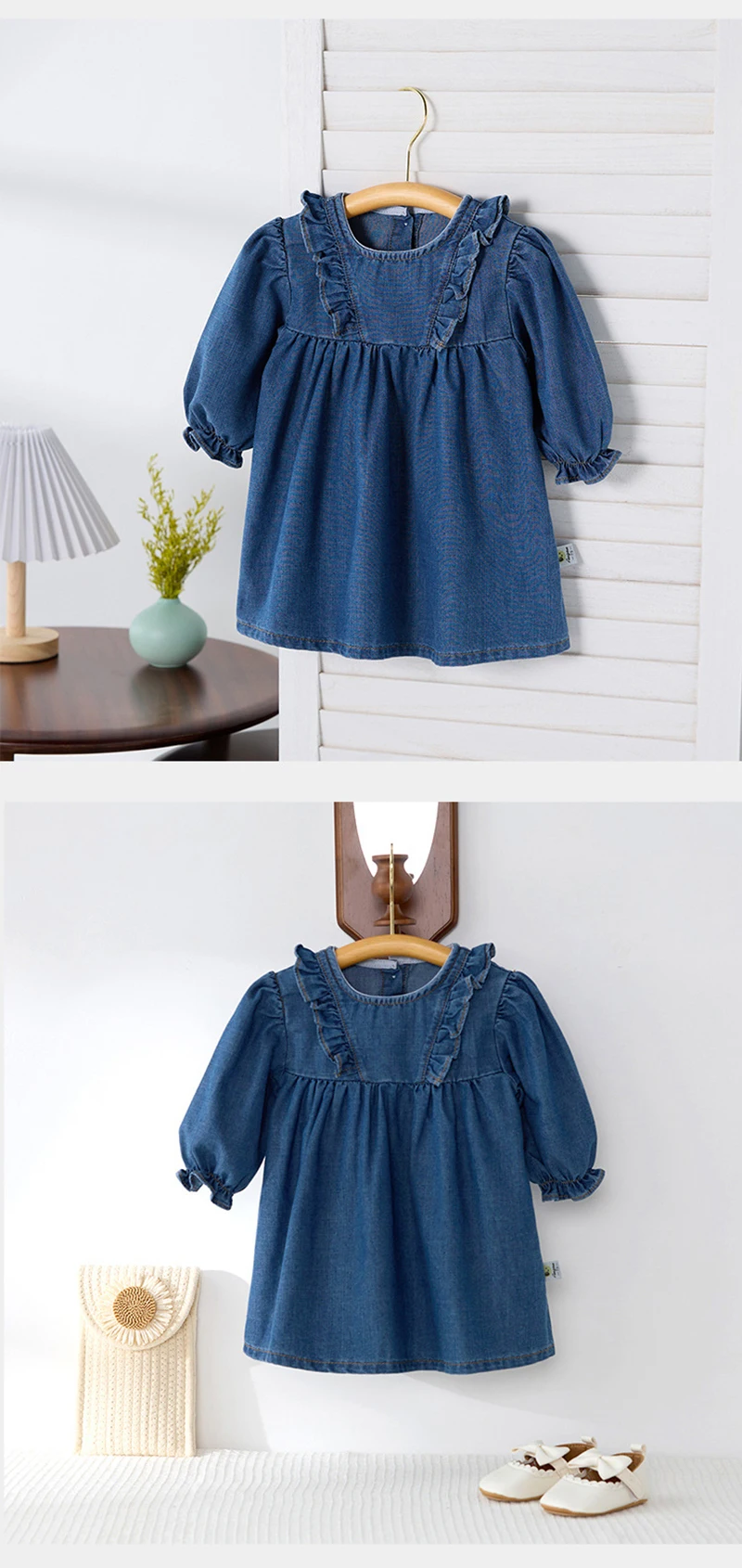 Vestido infantil estilo coreano para niña
