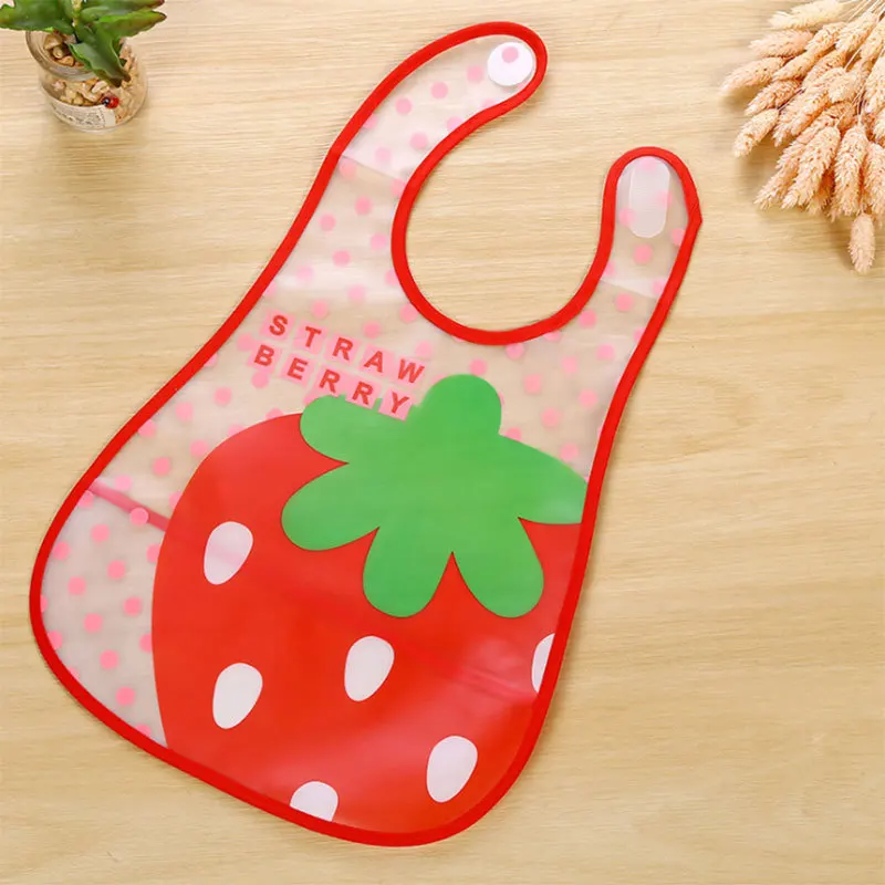 Baberos ajustables impermeables de EVA para bebés con dibujos - imagen 2