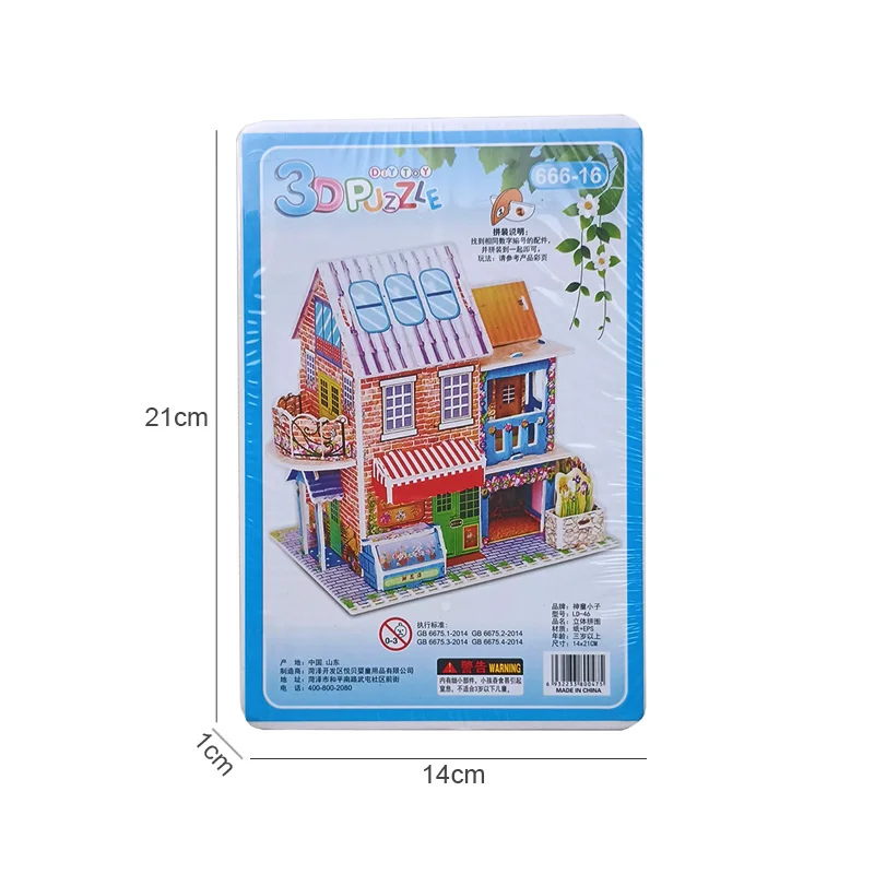Modelo de construcción villa en 3D