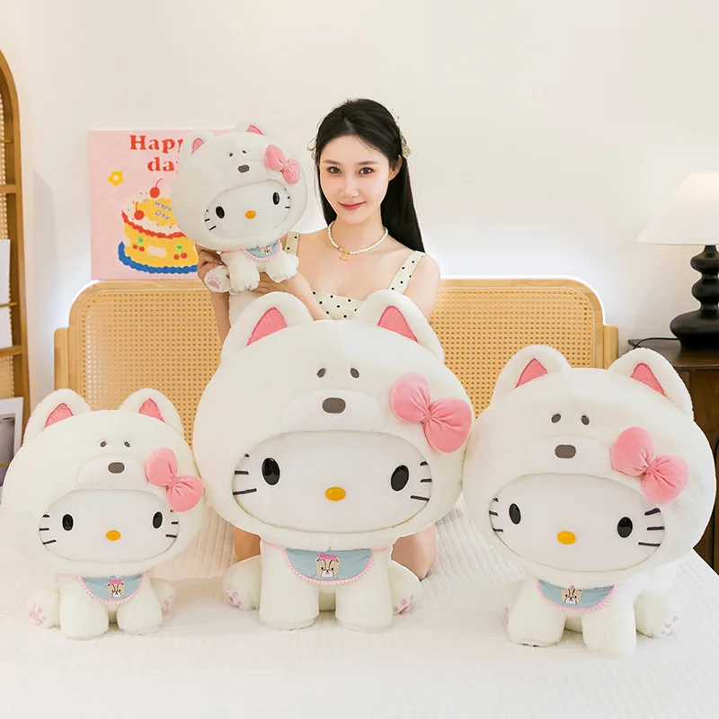 Peluche grande de Hello Kitty Sanrio para almohada infantil