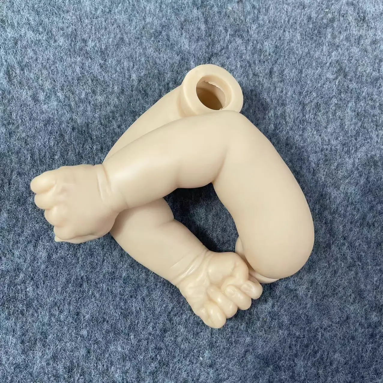 MRB Kit Muñeca Reborn 17 pulgadas Elijah - Ojos y cuerpo de tela - imagen 4