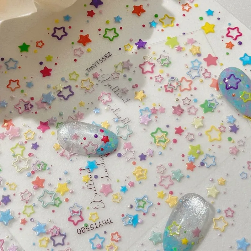 Guka pegatinas de estrellas autoadhesivas para manualidades veraniegas - imagen 5