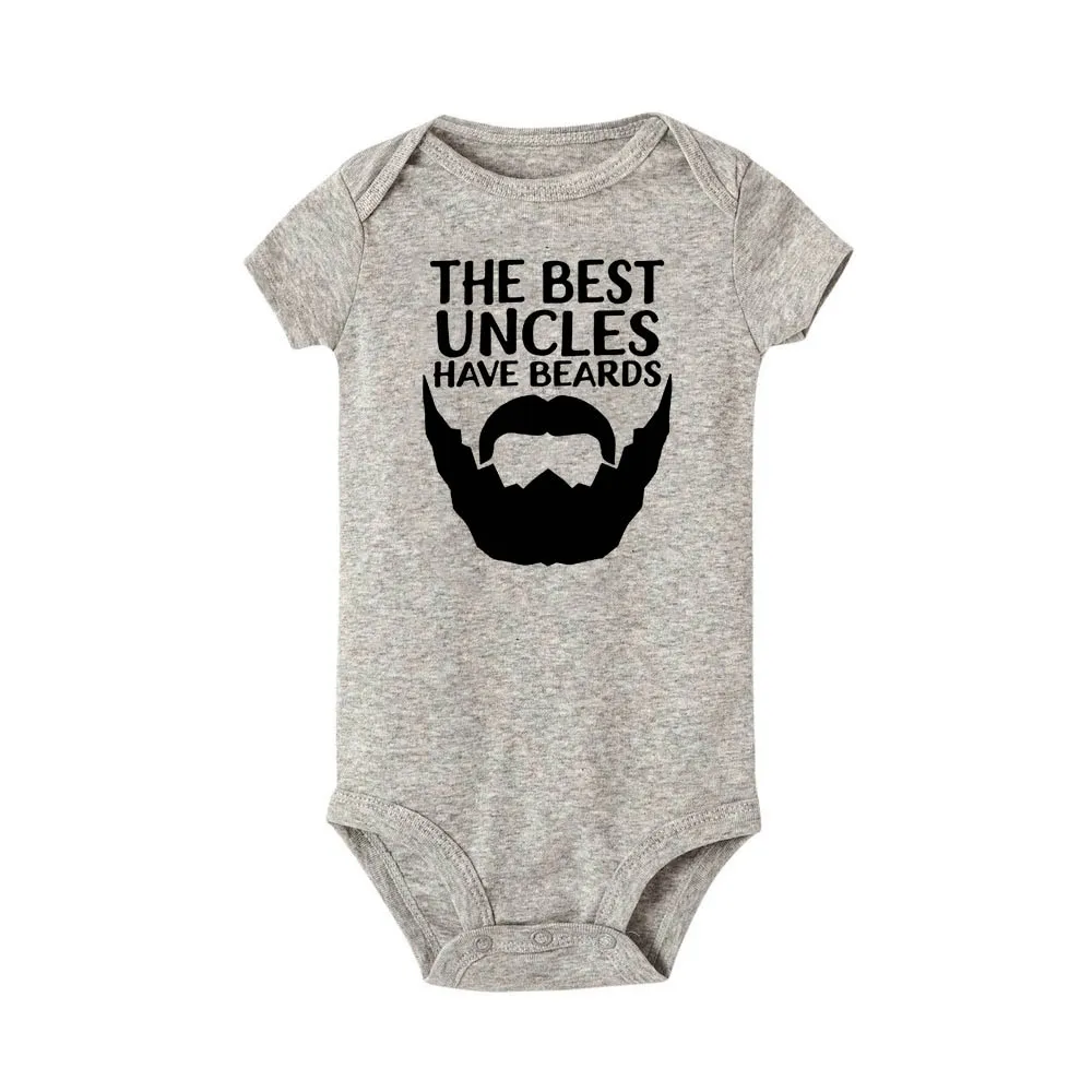 Pelele bebé manga corta – Estampado divertido unisex