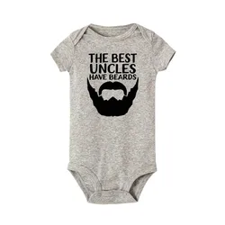 Pelele bebé manga corta – Estampado divertido unisex