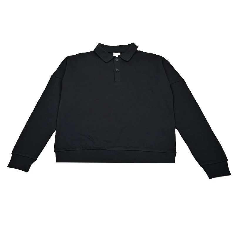 Conjunto de otoño para niña con sudadera y falda negra