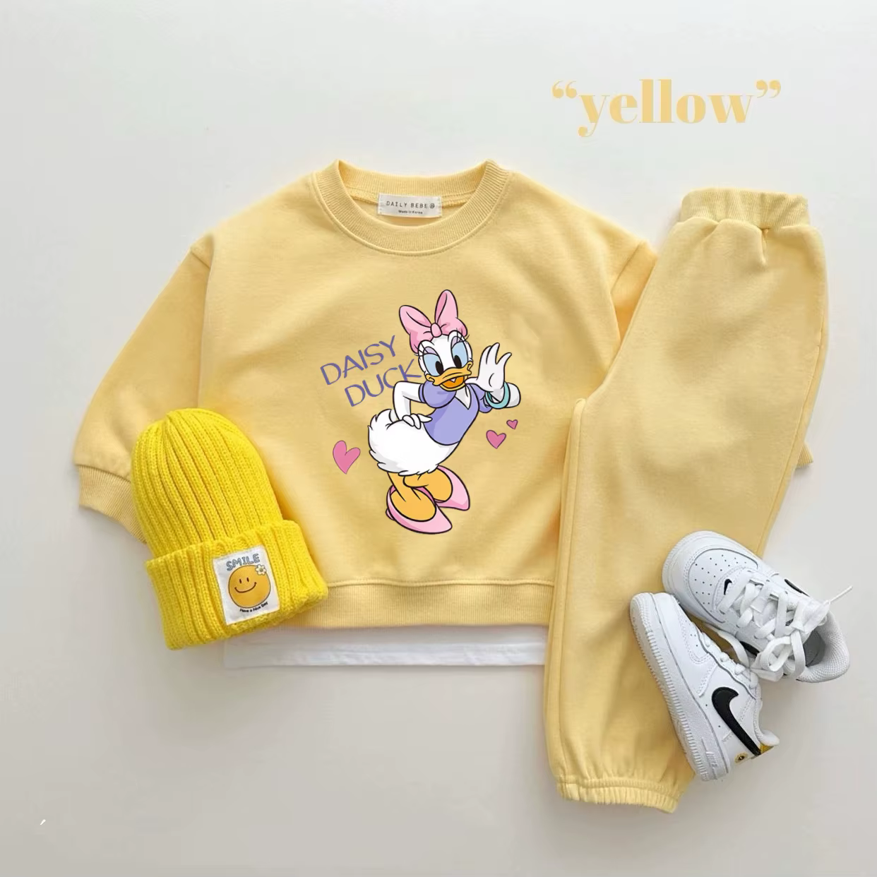 Conjunto Pato Donald sudadera y pantalón de otoño para niños - imagen 2