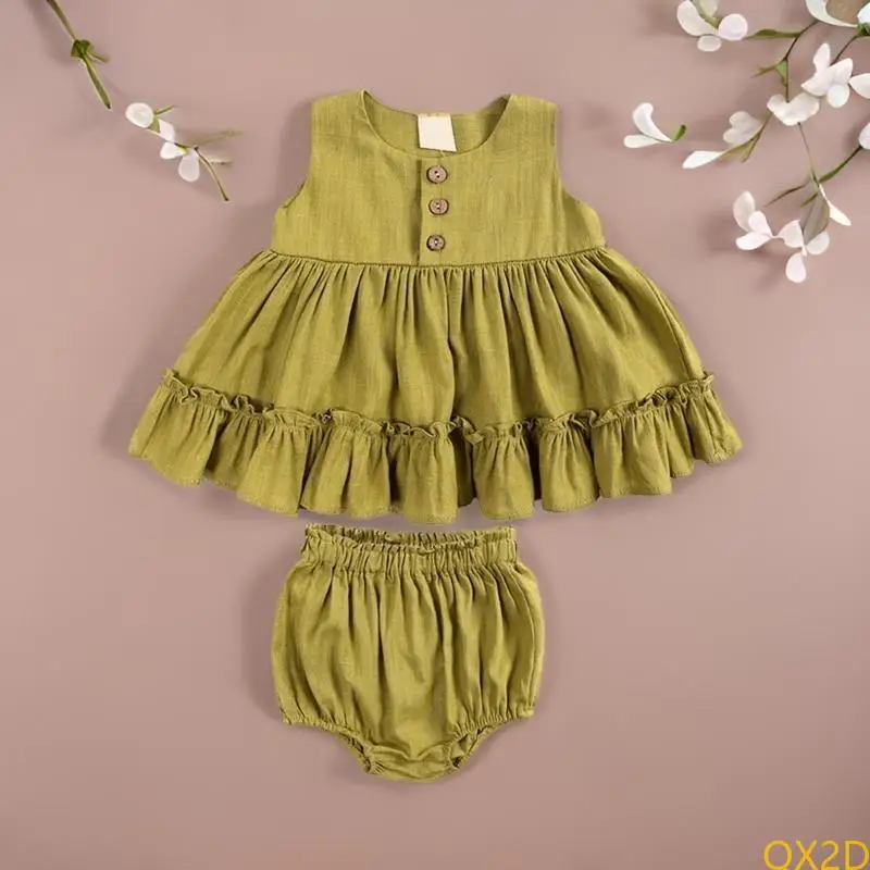Vestido flocado con flores para niña
