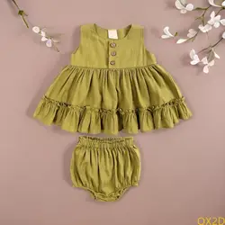 Vestido flocado con flores para niña