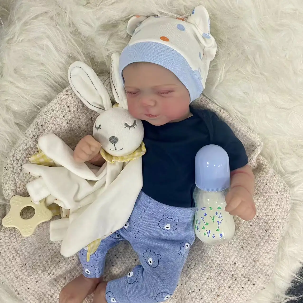 Muñeca Reborn realista con piel 3D suave y venas visibles premium - imagen 4