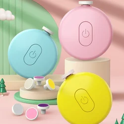 Lima eléctrica de uñas infantil segura con cabezal redondeado