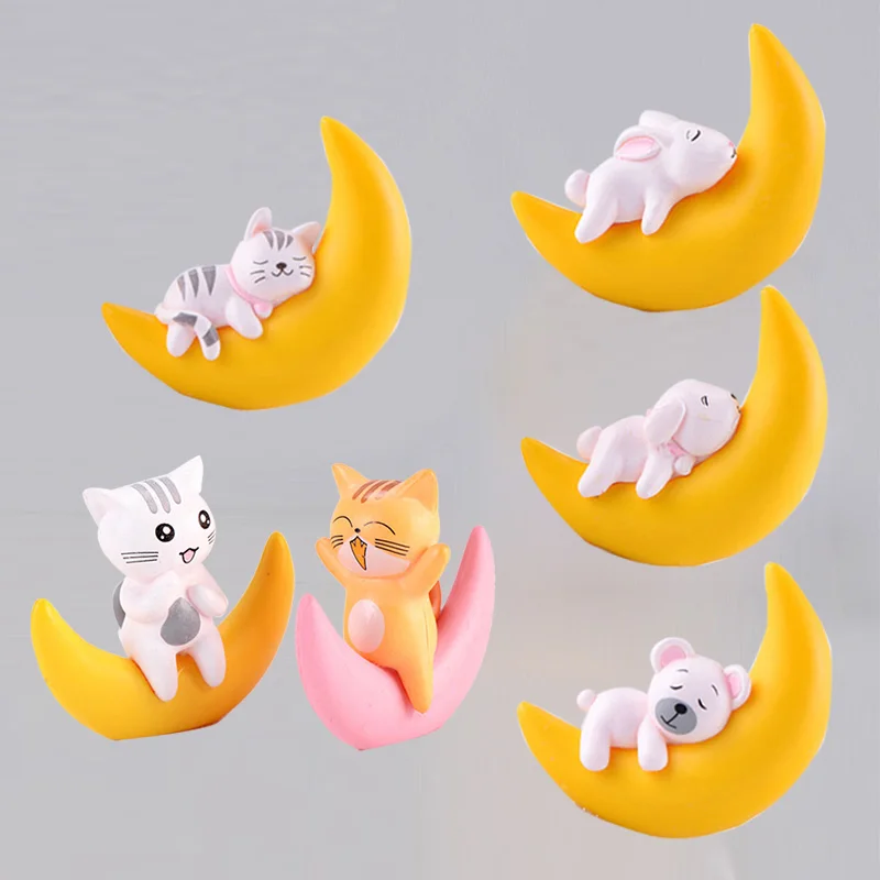 Figurita de animales para jardín – Adorno DIY conejo y gato - imagen 5