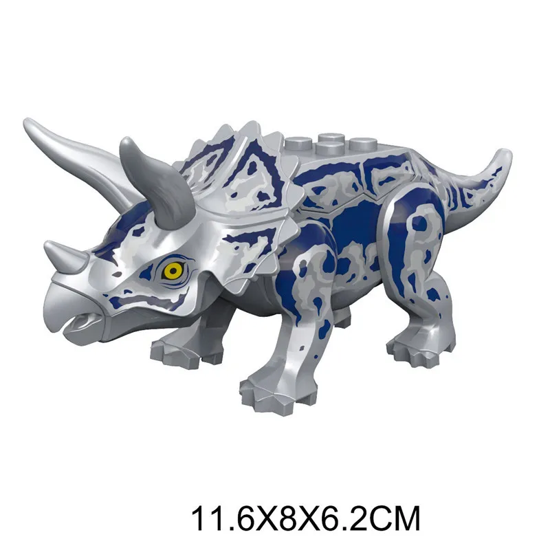 Figuras de dinosaurios Tyrannosaurus para niños – Set Jurassic construcción - imagen 3