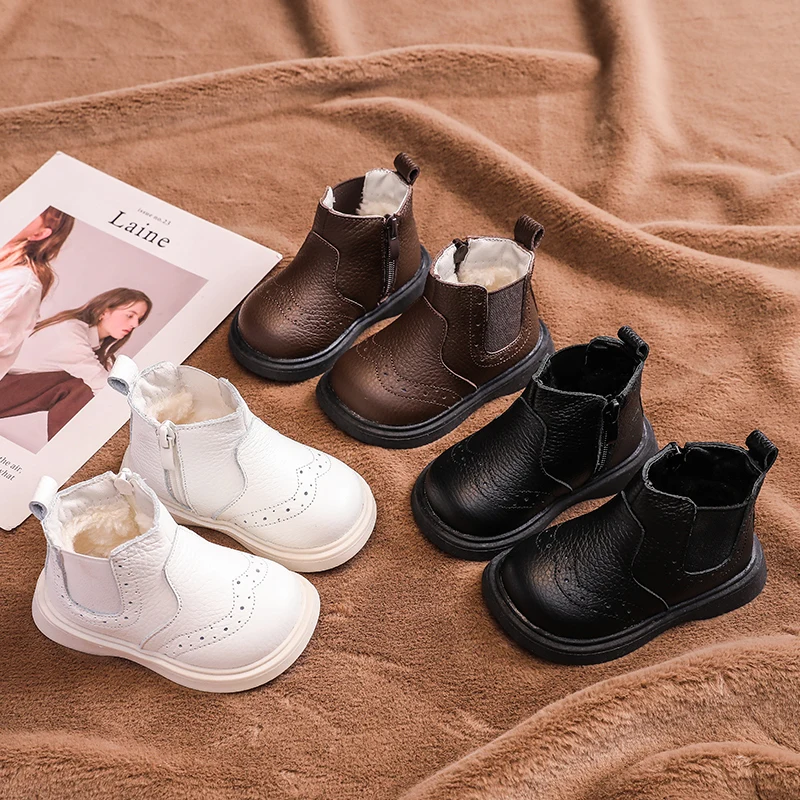 Botas de invierno con forro tipo felpa para mayor abrigo