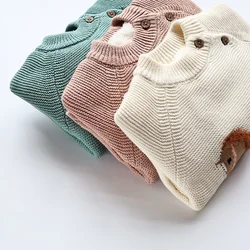 MILANCEL Suéter de invierno con forro polar para niños