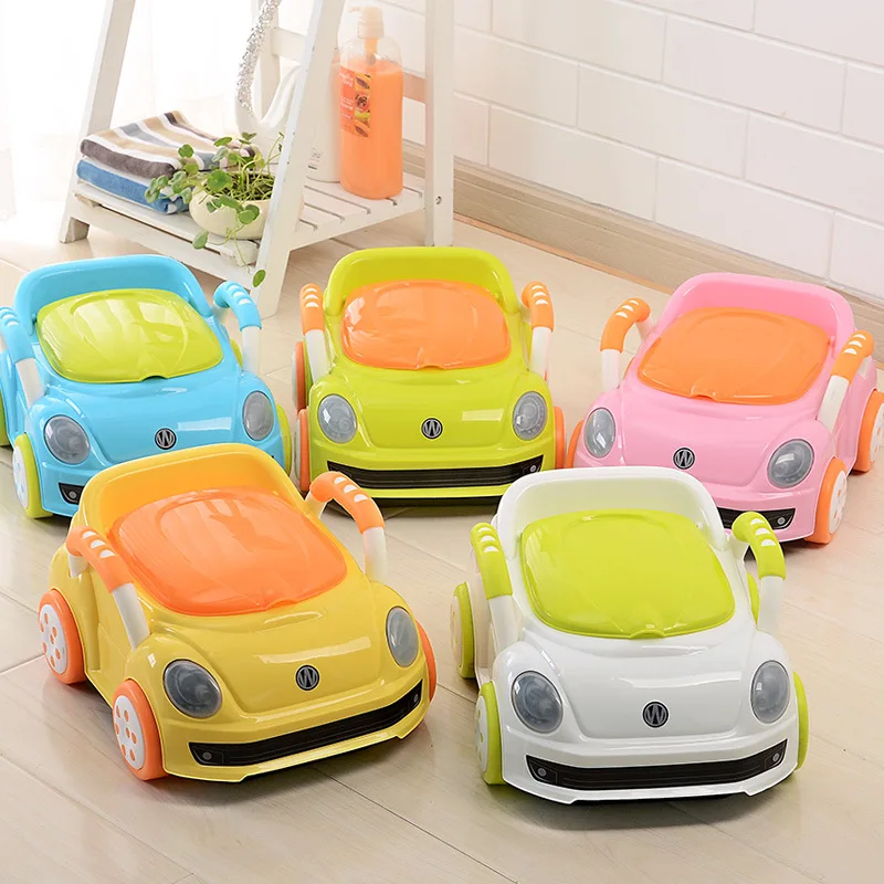 Orinal de viaje para niños 0-5 años, estilo coche, color caramelo - imagen 3