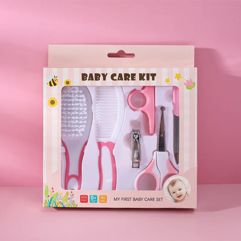Kit aseo bebé con cortaúñas y peine suave – Set higiene neonatal - imagen 5