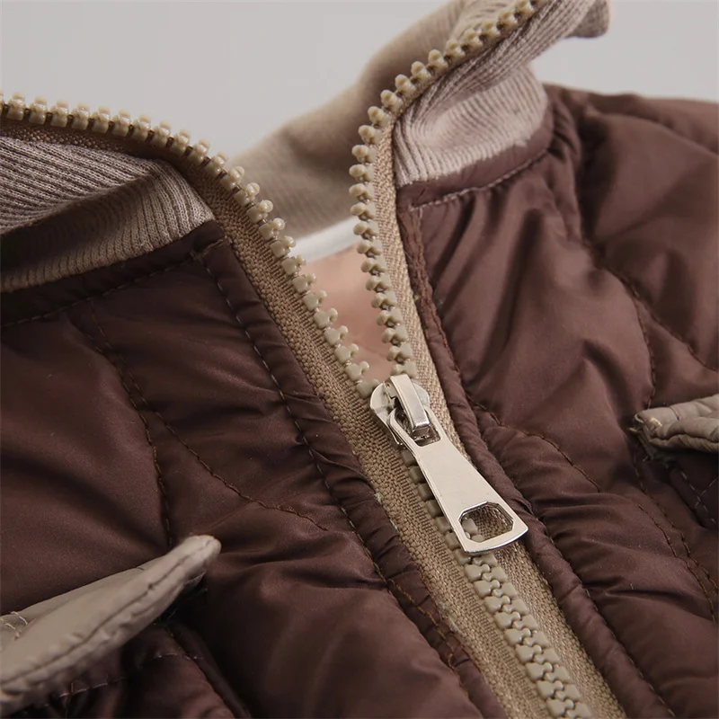 Conjunto de invierno manga larga cálido con cremallera para niñas - imagen 5
