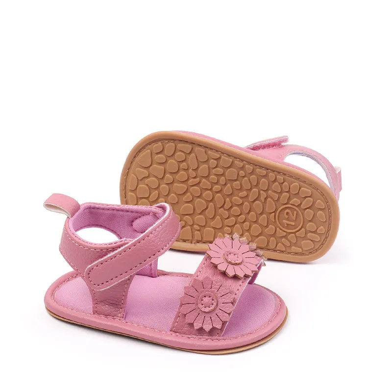 Sandalias de bebé transpirables con suela flexible primeros pasos - imagen 3