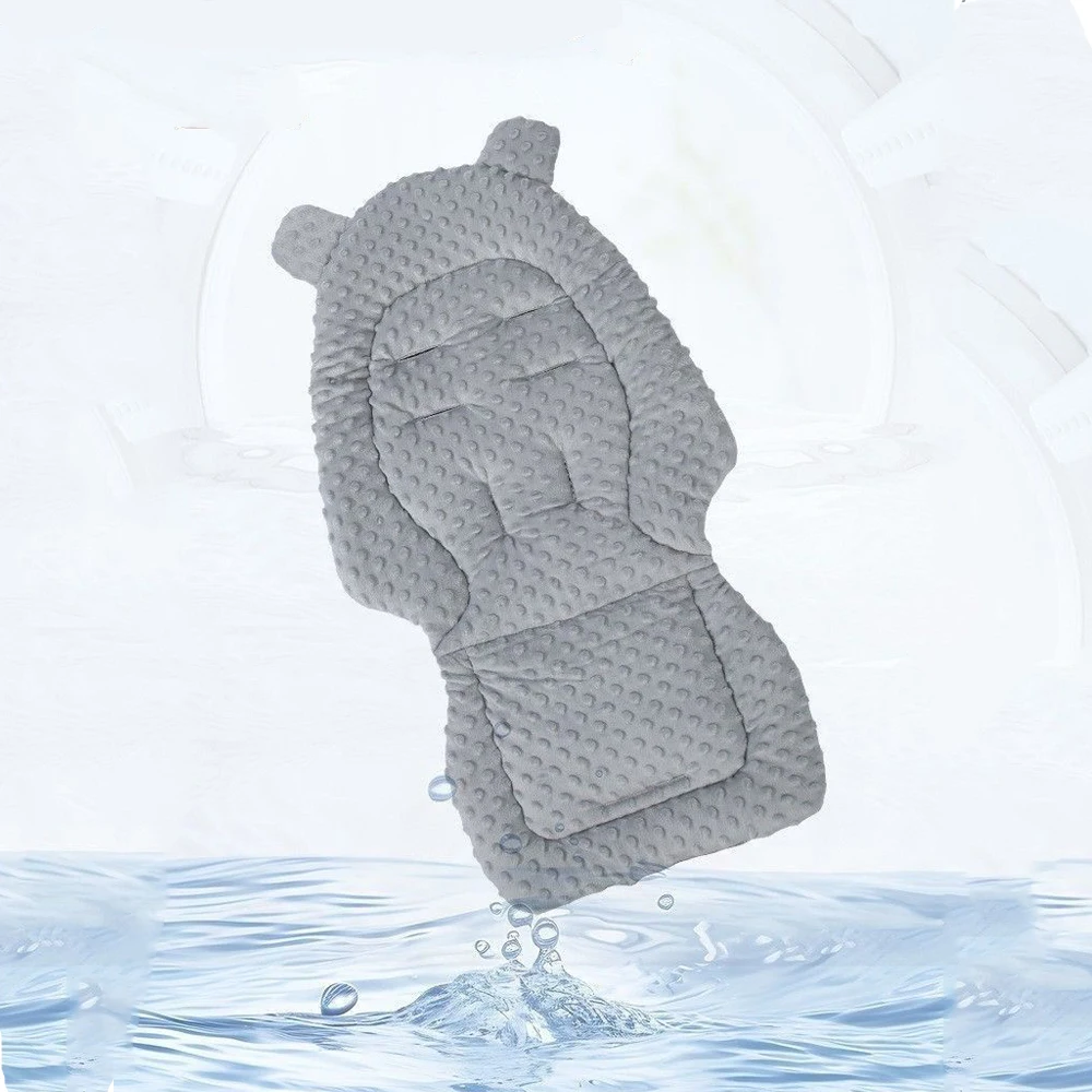 Cojín reversible de algodón para cochecito bebé - imagen 4