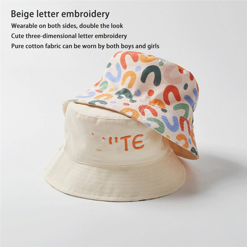Sombrero cubo reversible para niños – Protección solar, verano - imagen 2