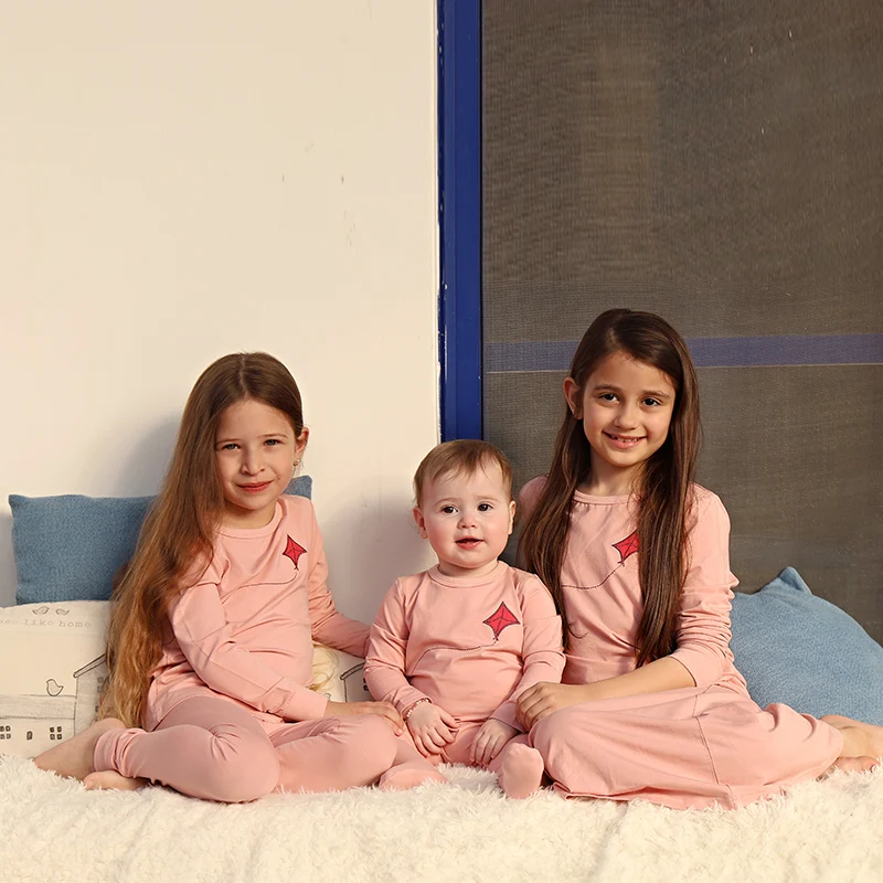 Barcali Pijamas familiares a juego Modal suave primavera verano bebés - imagen 5