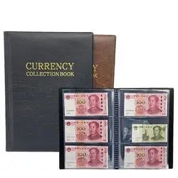Álbum para billetes con protector y bolsillos para facturas